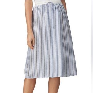 Sita Murt 100%linen striped skirt sz 40/8 US